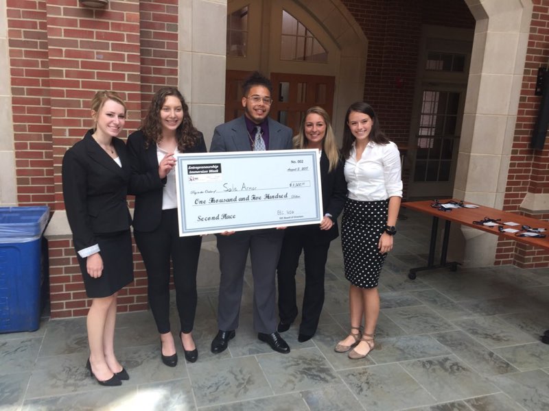 Mount Union Team Takes Home $1,500, Second Place at Entrepreneurship Immersion Week