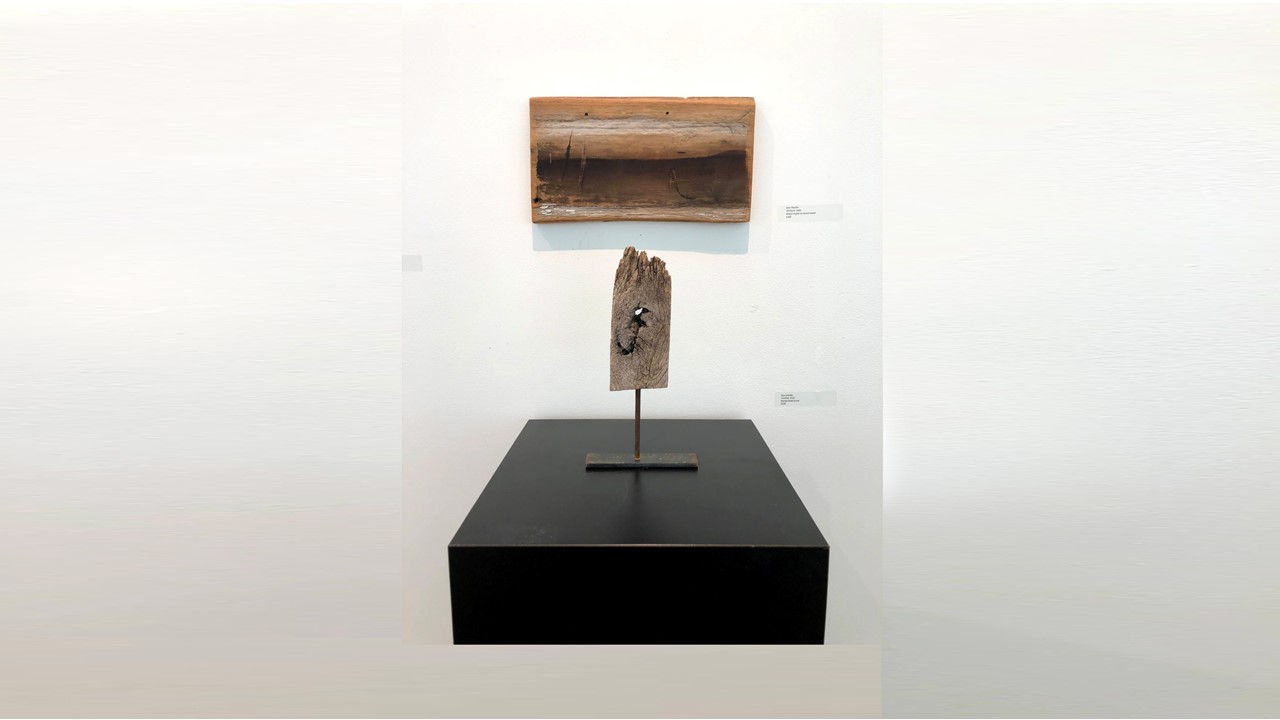 Joan Staufer, Untitled, manipulated wood, 6”x11”, 2020. Price on Request