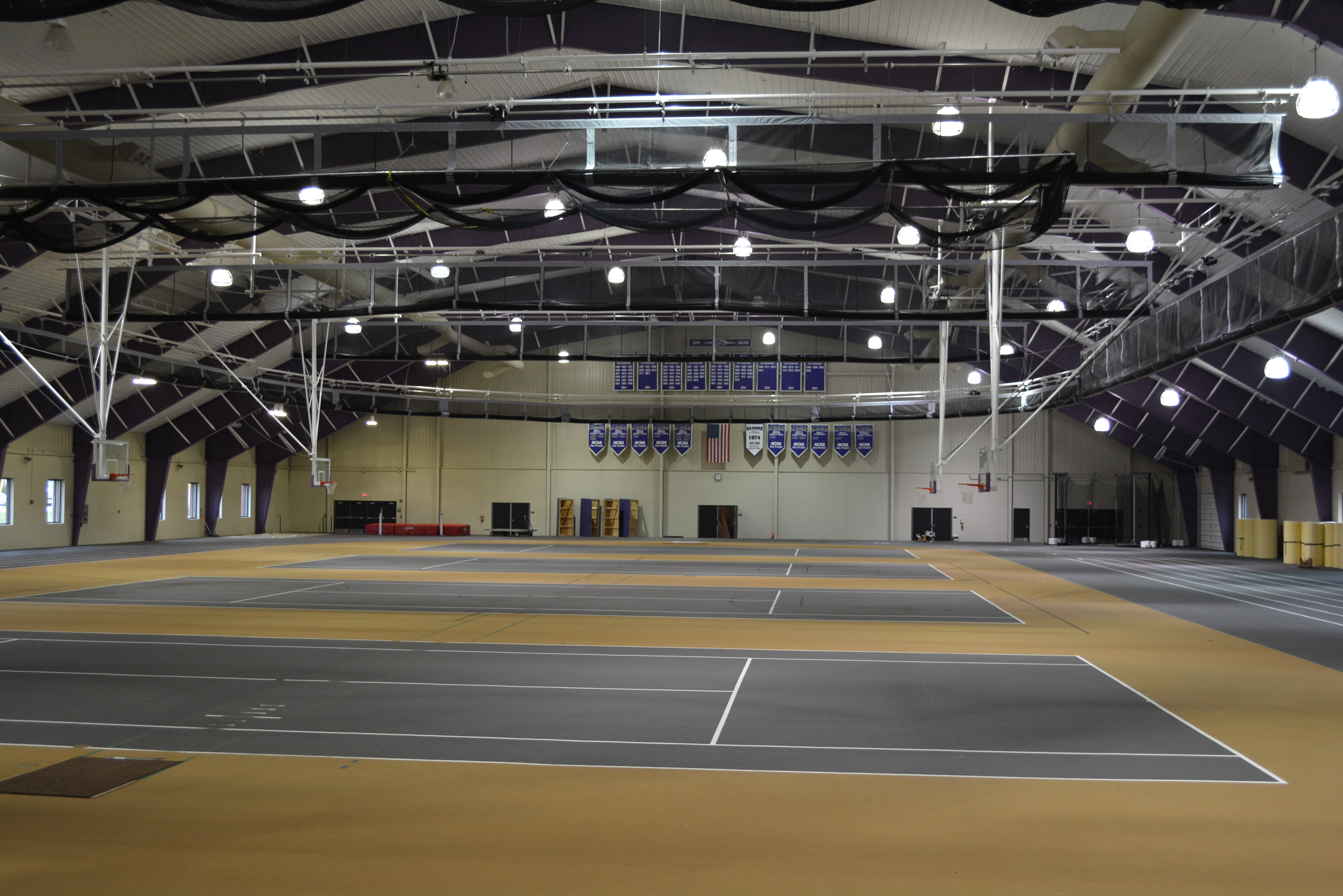 Peterson Field House. Interior of MAAC