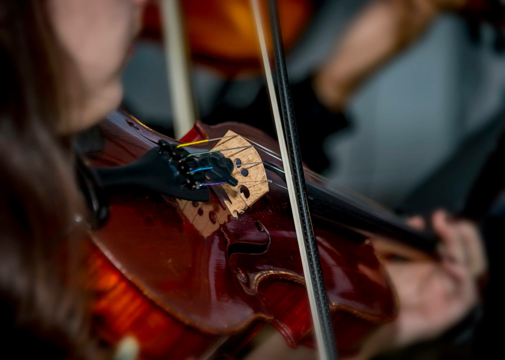 Students Playing Violins