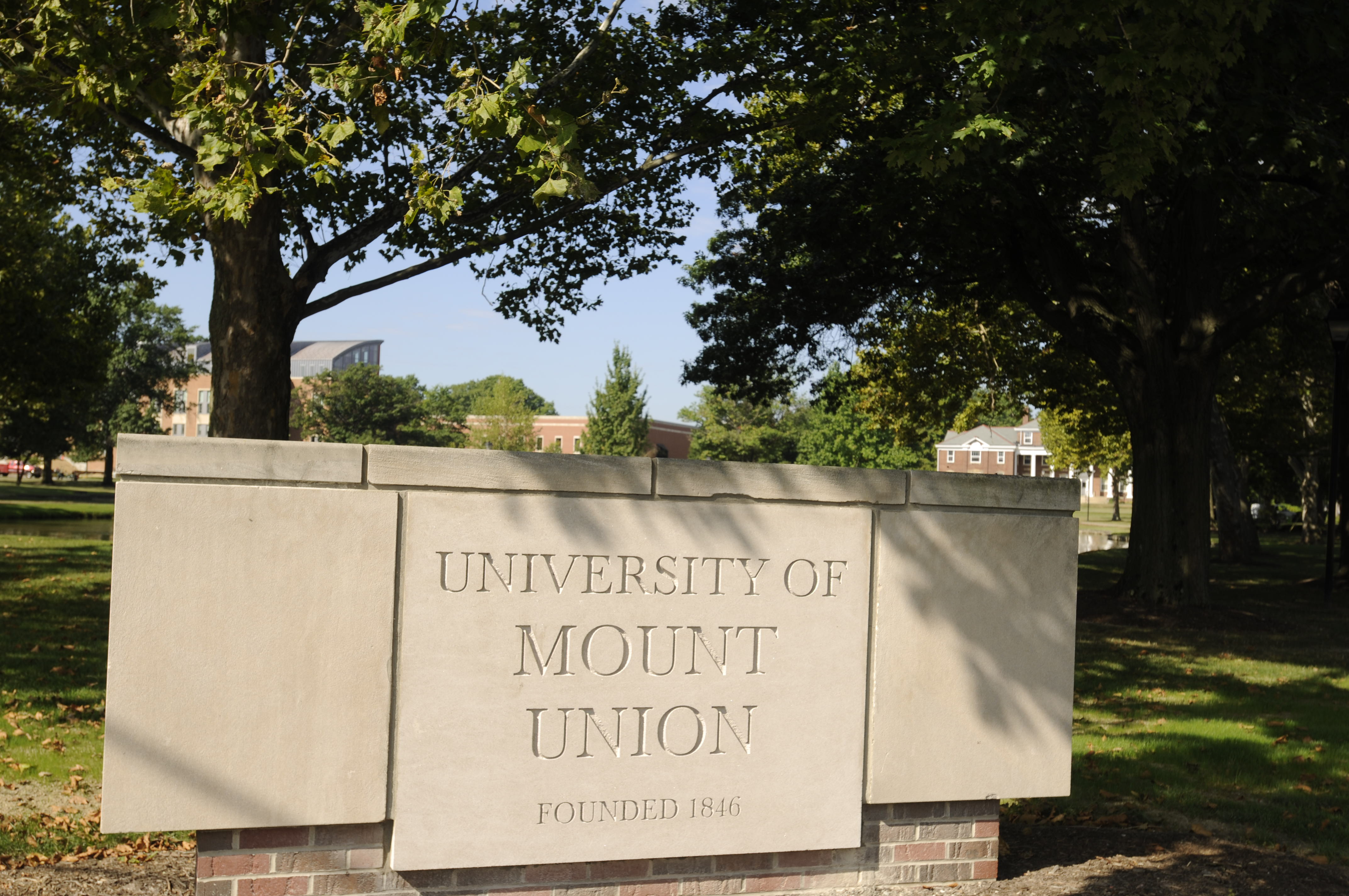 University of Mount Union Stone Entrance