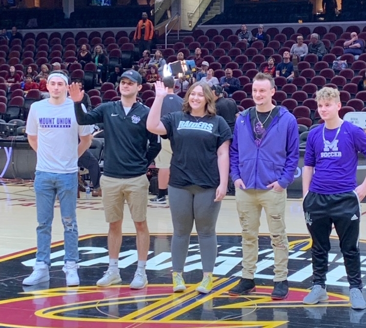 Sport Business Students Recognized at Cavaliers Game