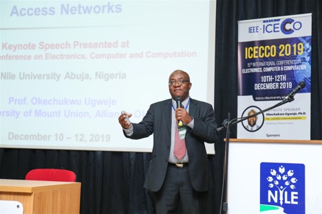 Engineering Professor Ugweje Presents Keynote on 5G Technology at International Conference