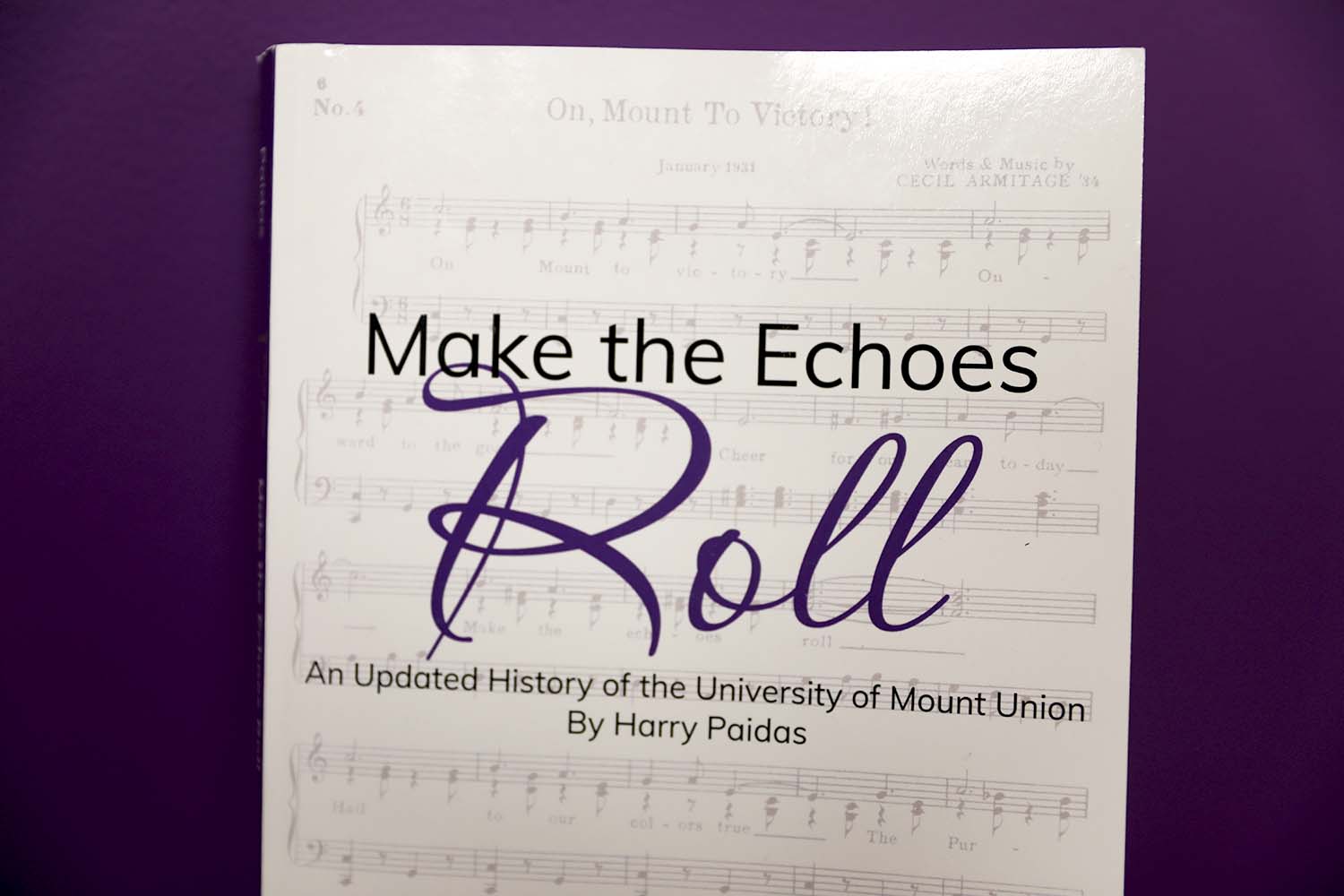 Updated Mount Union History Book “Make the Echoes Roll” Now Available to Purchase