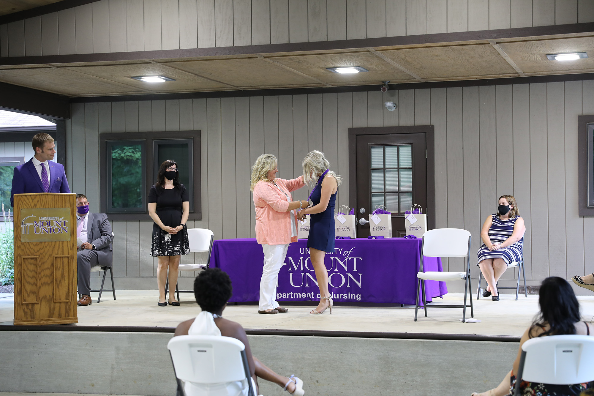 First Class of Mount Union Second-Degree Accelerated Nursing Students Participates in Pinning Ceremony