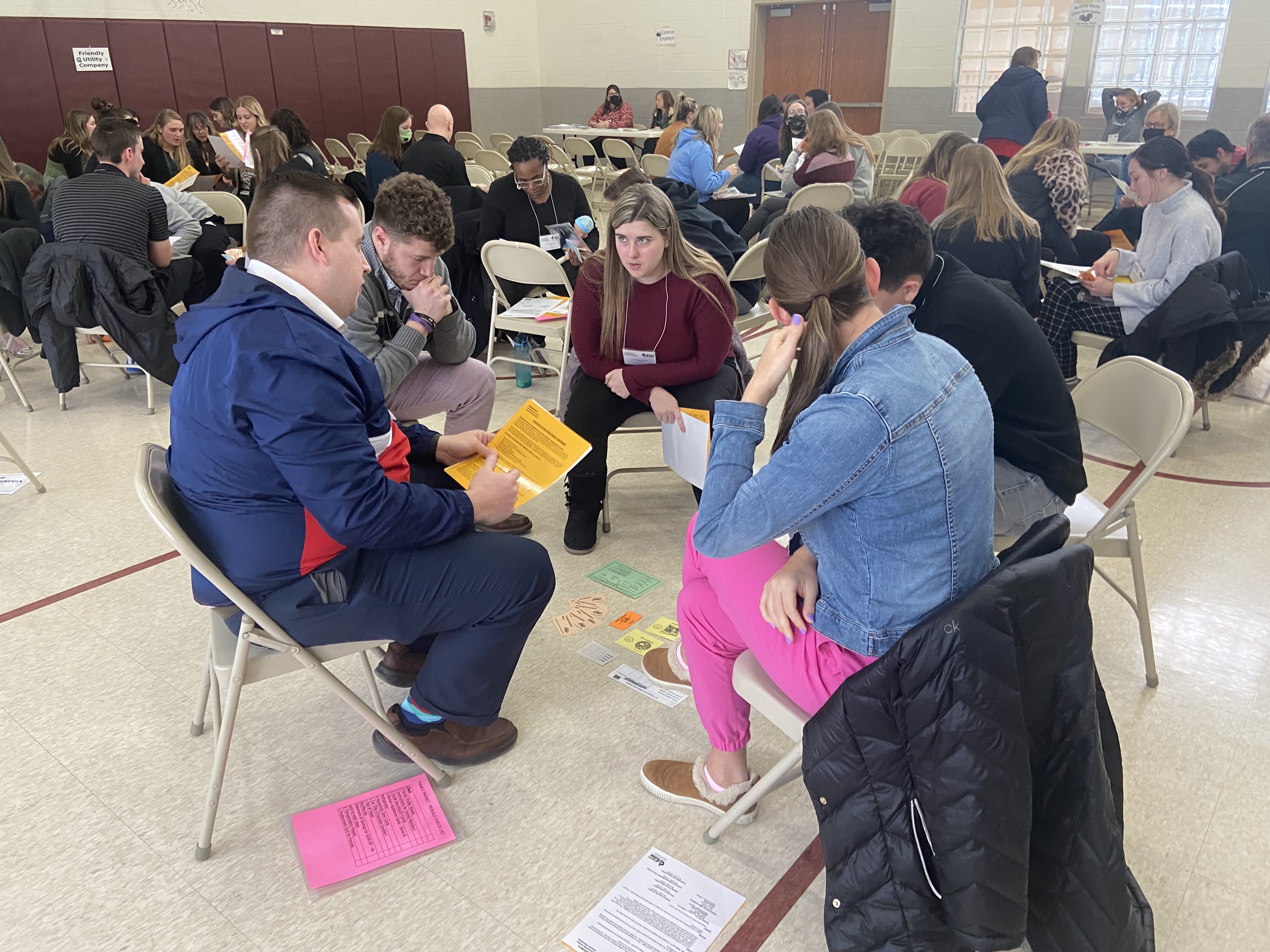 Mount Union Students Participate in Poverty Simulation Exercise