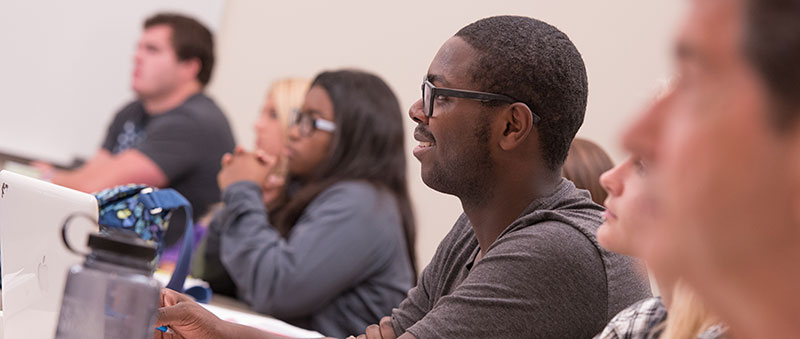 Students in a Mount Union classroom