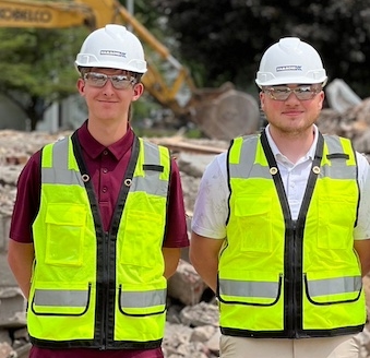 Mechanical Engineering Student, Joseph Valeri '25 interned with Hammond Construction to Enhance his Skillset 